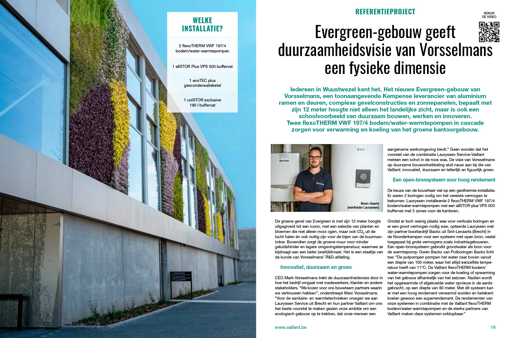 Project Evergreen - Vorsselmans Loenhout - Vaillant case study